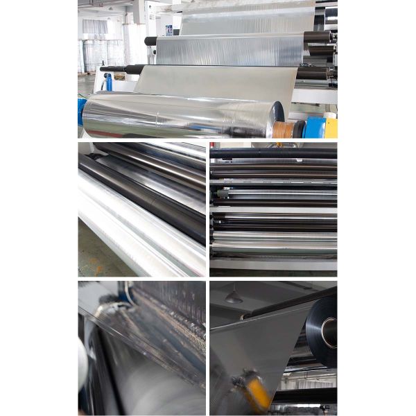 Алюминированная ламинирующая пленка 6+2 водонепроницаемая VMPET+PE для изоляции и упаковки