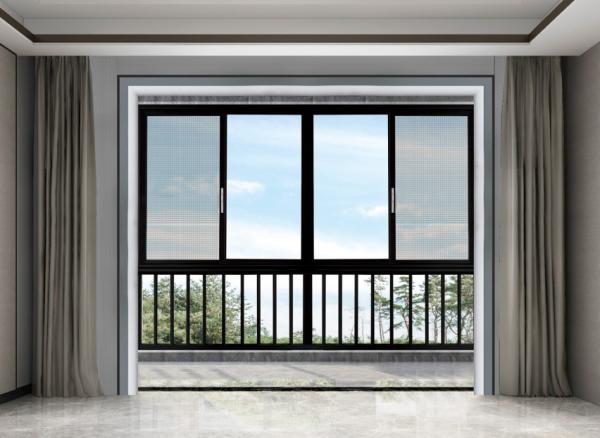 Funcionamiento sin problemas Ventanas de aluminio de deslizamiento horizontal con protección contra insectos