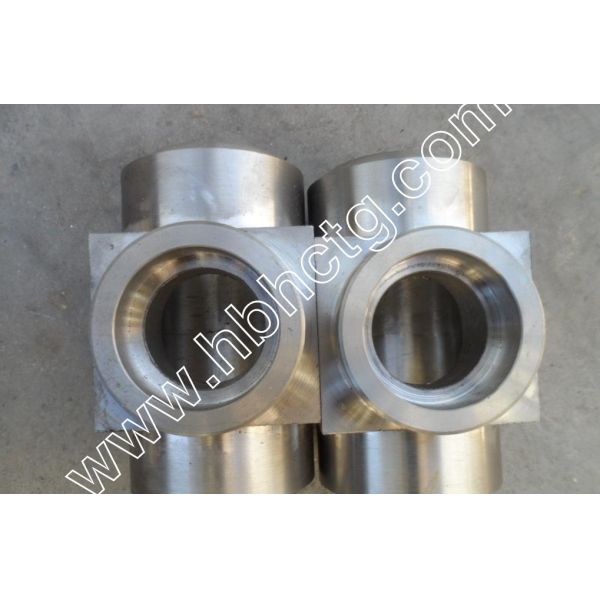 12CrMo Galvanized Compression Coupling , Galvanized Forged Steel Fittings 15CrMo