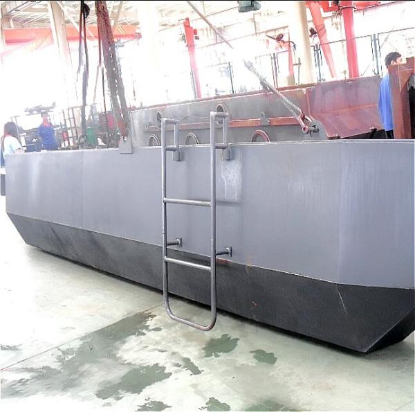 Premium Amphibious Excavator Pontoon Footwall Floating Base Durable Construction Part