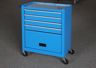 Cor azul 24 armários de ferramenta do mecânico da polegada nas rodas com a porta para a segurança