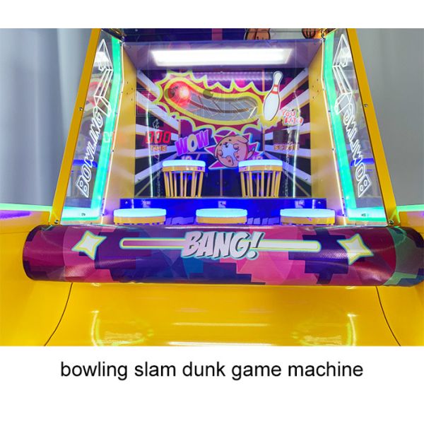 Indoor Mini Bowling Slam Dunk Single Player Coin Operated Redemption Game