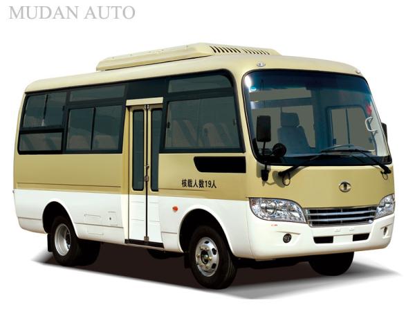 2+2 Layout Medium Bus 30 Seater Coach , Star Type Passenger Coach Bus