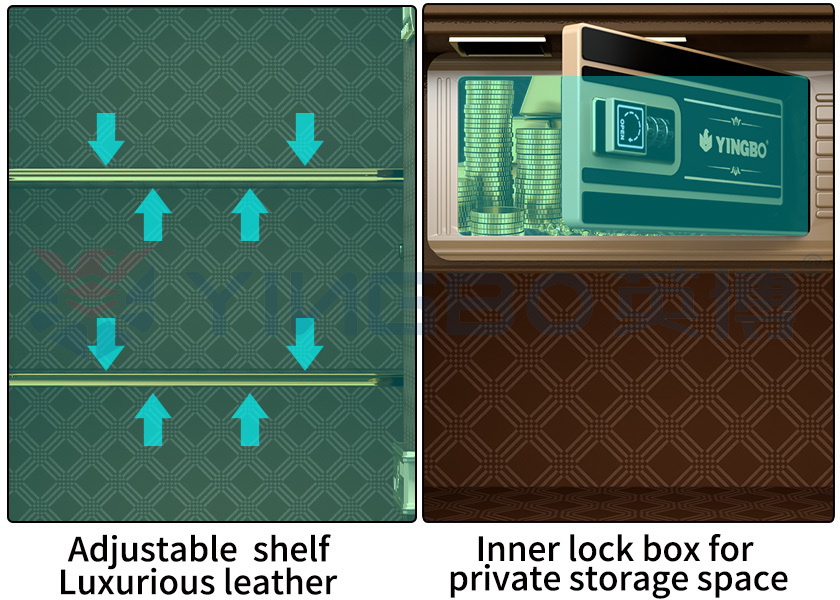 Stainless Steel Lock Safe Home Safe Box Zinc Alloy Lock Body Emergency Mechanical Key