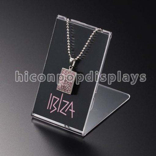 Counter Necklace Acrylic Jewelry Holder Retail Merchandising Fixtures