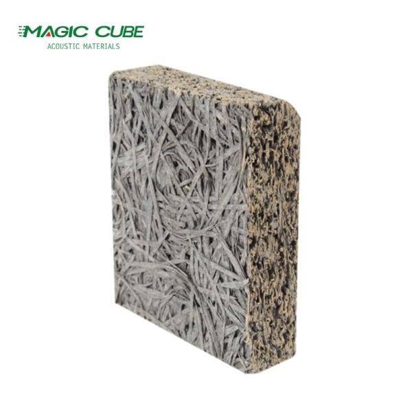 Eco Friendly Wood Wool Insulation Boards Fireproof Wood Fiber Panels Customized