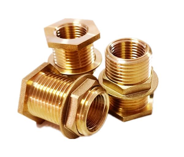 1/2 Female NPT 3/4 Male GHT Solid Brass Water Tank Connector Bulkhead Fitting