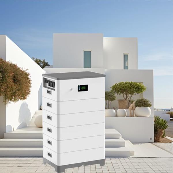 Lifepo4 Bateria recarregável de lítio, 6000 ciclos Baterias solares empilháveis
