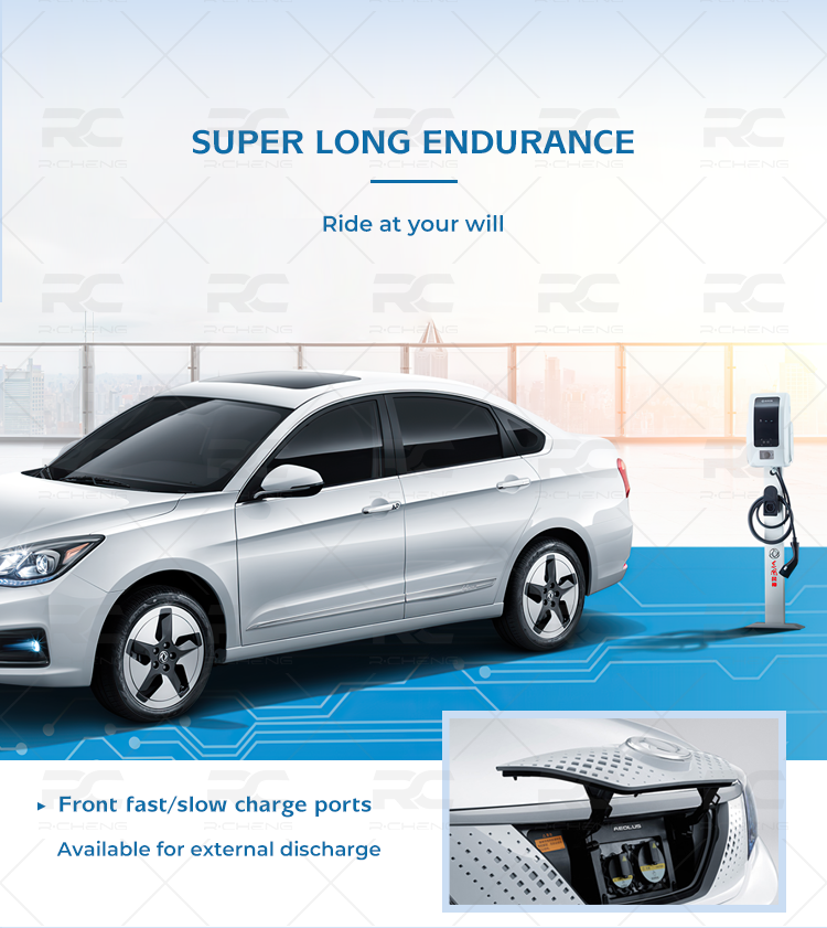 Clean Energy EV Dongfeng Fengshen E70 Compact Sedan 433km Mileage Max Speed 150km/H
