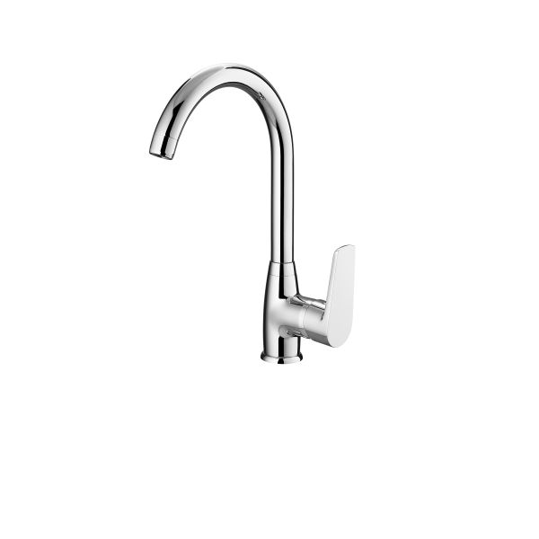 Deck Plate Single Handle Restaurant Kitchen Mixer Faucet Tarnish Resistant