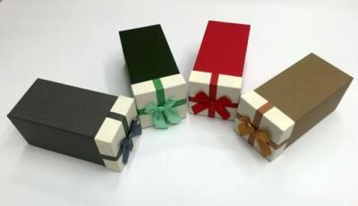 Square Christmas Gift Box Packaging , Cardboard Boxes For Christmas Presents