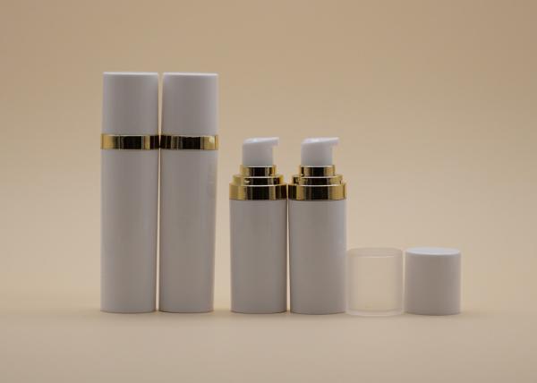 Garrafas plásticas recarregávéis do pulverizador da bomba de parafuso para recipientes de creme cosméticos