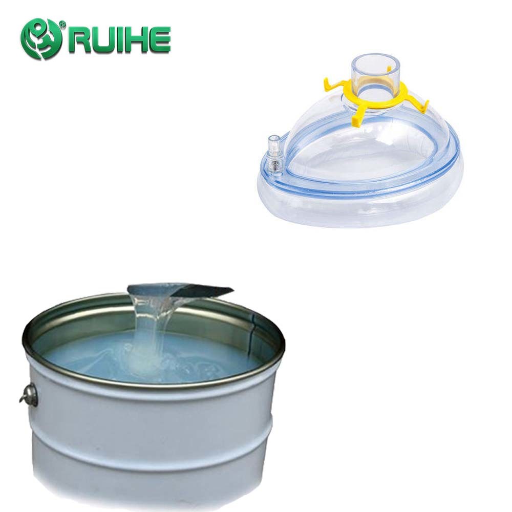 Прозрачный берег a лицевого щитка гермошлема 70 наркотизации силиконовой резины LSR жидкостный