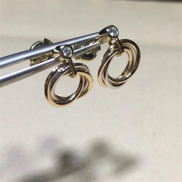 C love series diamond earring 18k gold  white gold yellow gold rose gold bracelet  Jewelry factory in Shenzhen, China