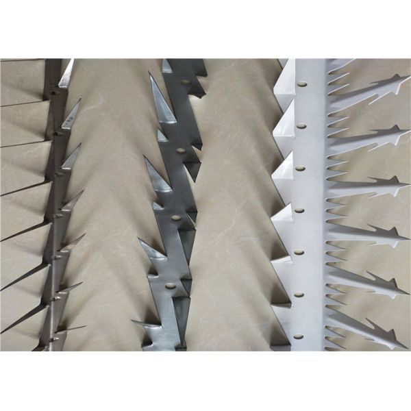 Anti Climb Wall Security Spikes , Razor Fence Spikes Large Medium Small Size