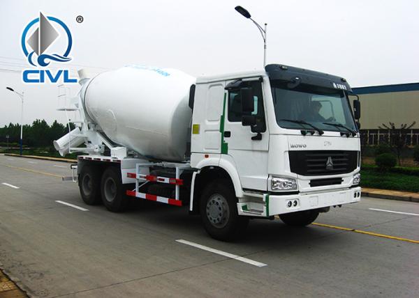 ZZ1257M3247W 266HP SINOTRUK HOWO 6X4 Italian Pump 6-7m3 Concrete Mixer Truck