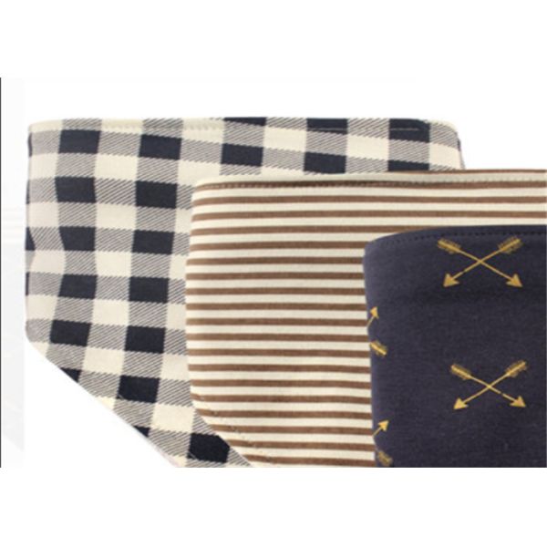 Washable Toddler Feeding Bibs / Baby Food Bibs Backed With Knit Terry Absorbency