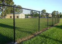 4mm preto PVC Diamond Wire Fence 5ft 6ft Alto