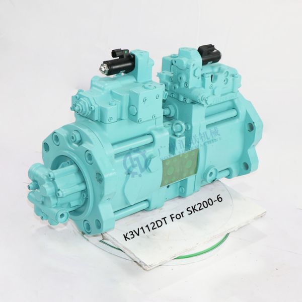 SK200-6 Hydraulic Pump KAWASAKL K3V112DT Hydraulic Main Pump for Kobelco Excavator Spare Parts