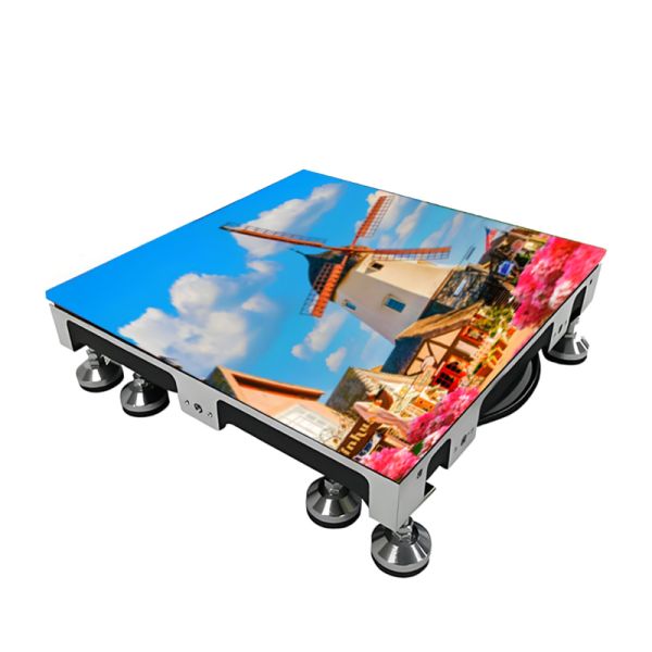 Built-in Sensing Chip 3d Intelligent Floor Screen LED Floor Tile Screen Interactive Sensing Floor Screen