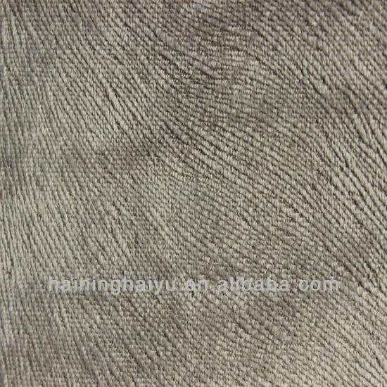 Jacquard Composite Fabric Nonwoven Polyester Chenille Fabric Various Color