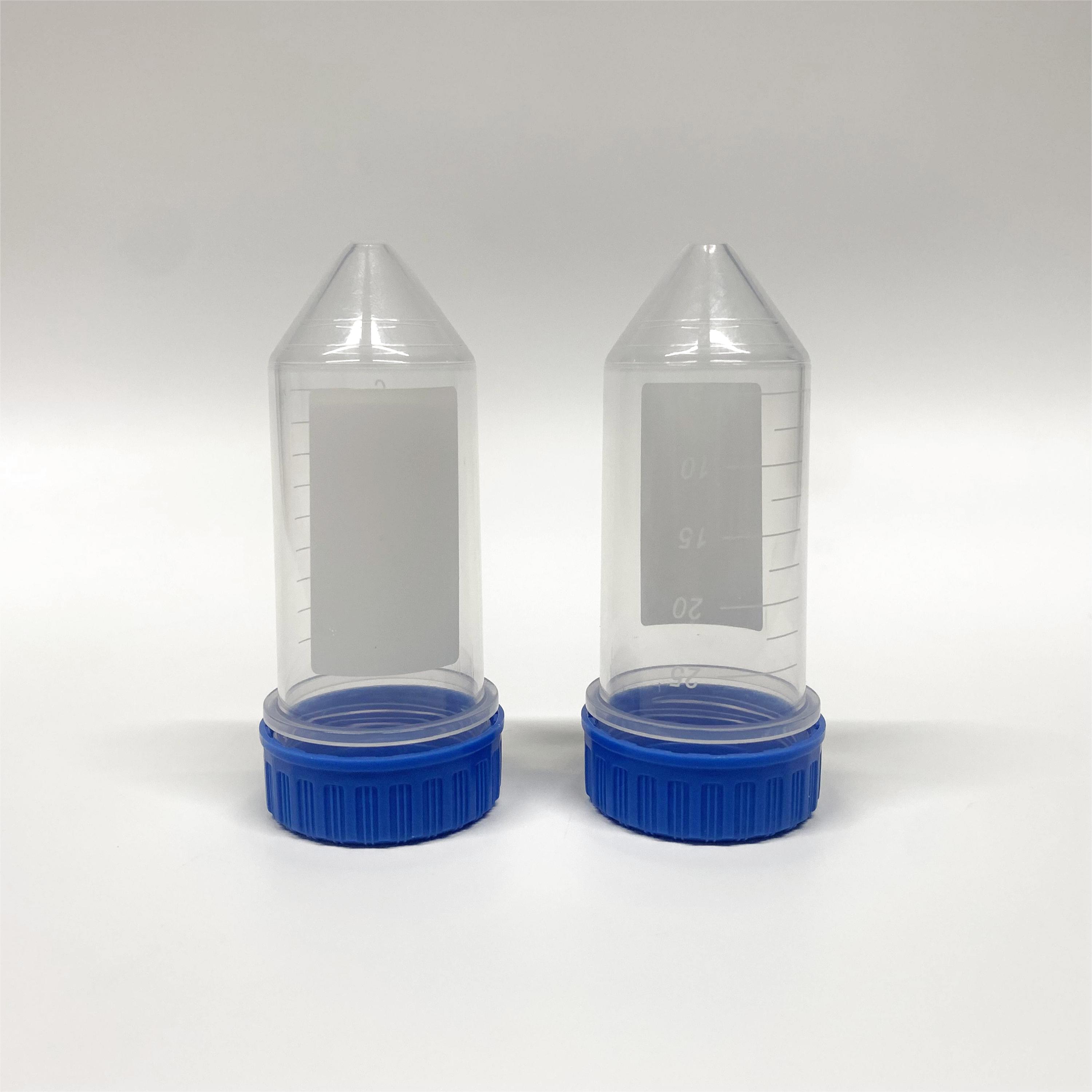 CenLee Conical 25ml Disposable Self-Standing Microcentrifuge Lab Centrifuge Tubes
