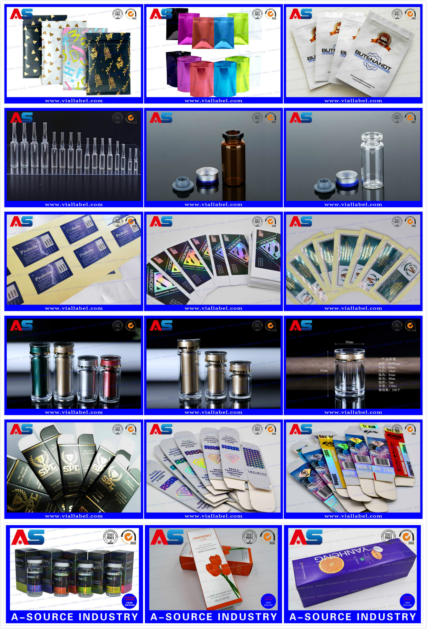 Ампула tanon Sus ясная фармацевтическая стеклянная с кольцами 1ml 2ml 3ml 5ml 6ml 10ml