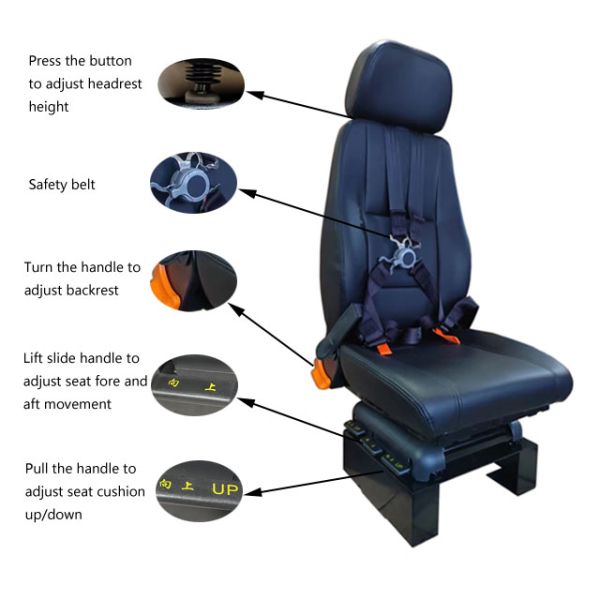 Статическое обучение Симуляция сиденья Порт разгрузчик Сиденье специального оборудования