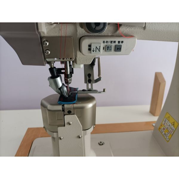 Computer Design Single Needle Sewing Machine 115KG Weight Video Technical Support and Spare Parts