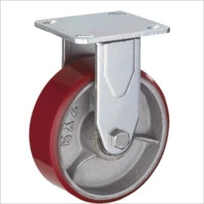 heavy duty  PU cast iron casters 4 inch