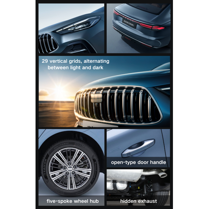 The All-new for Galaxy Starry 6 60km Explore Edition Plug-in Hybrid Sedan with Parking for 180km/h Max Speed 8.5kWh Battery