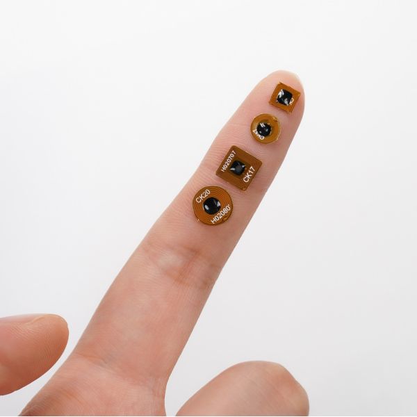 Heat-Resistance Flexible 4X4mm Dia 5mm 6mm 8mm Mini Size FPC NFC Tag