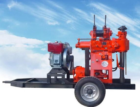 High-Performance Water Well Drilling Rig 22KW 150mm Hole Diameter For Exploration Investigation
