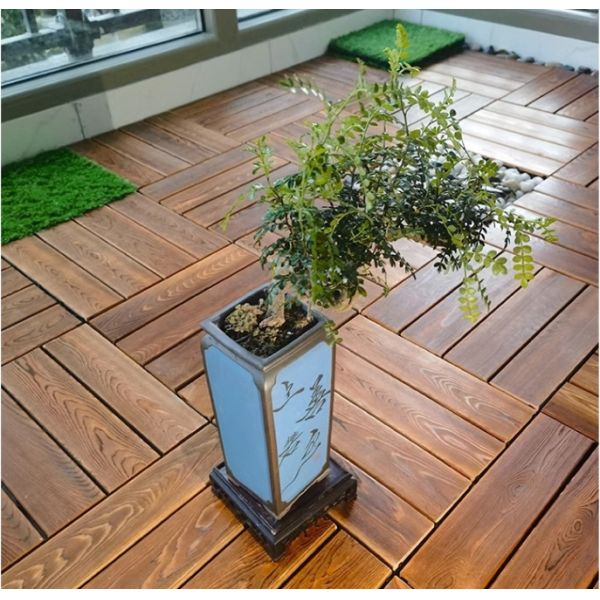 Hot Weather Resistant Decking Tiles Contemporary Design Style with Anti UV Protection