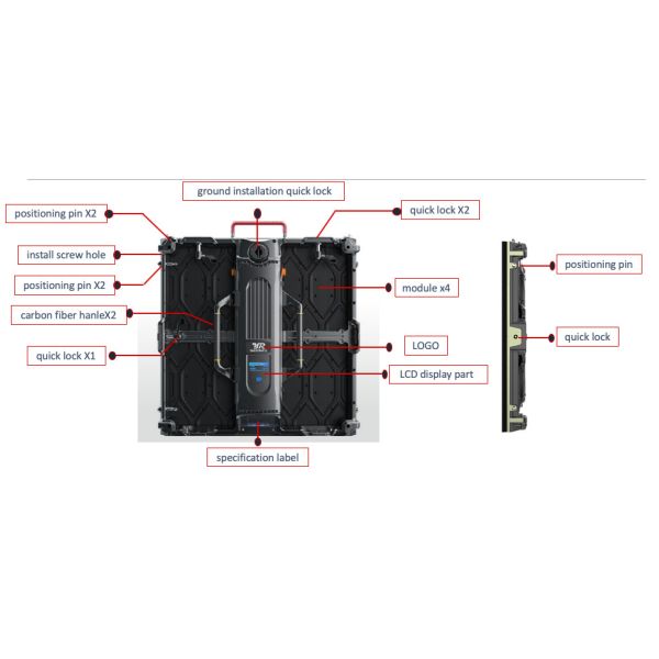 Афиша дисплея СИД полного цвета P4.81mm Pantalla крытая на открытом воздухе