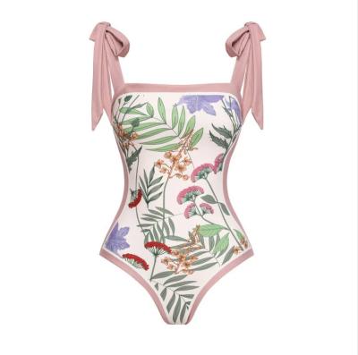 Senhoras uma senhorita colorida sexy do elástico alto Abrasão-resistente Spf50++ dos bens do roupa de banho da parte