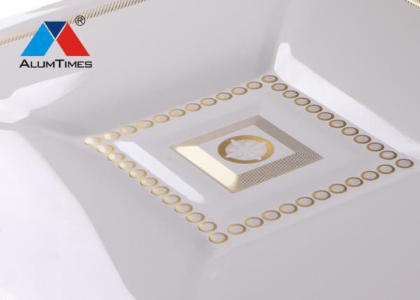 300*300mm Indoor Screen Ceiling Aluminum Panels For Interior Decoration
