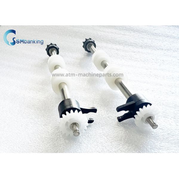 Wincor Double Extractor Roller With 4 Wheel Shaft Assy 1750020811