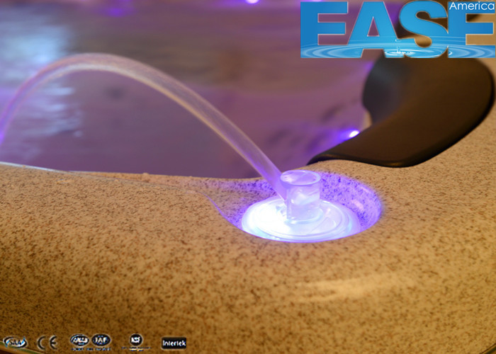 Massage outdoor swim hydro hot tub with 75pcs massage jet, 2 pieces ozone jet, balb system