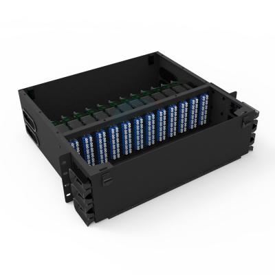 Data Center 3 RU Fix Odf Patch Panel 288 Ports