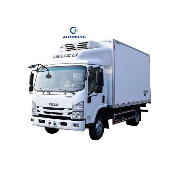 Reasonable Structural Design Isuzu Kv100 Refrigerated Truck For Cold Chain Transportation