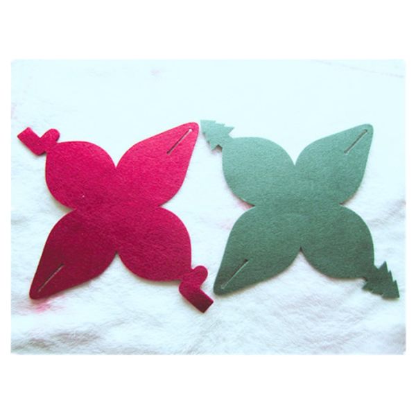 9*9*15 Cm Christmas Tree Boots , Anti - Seismic Eco Felt Gift Box