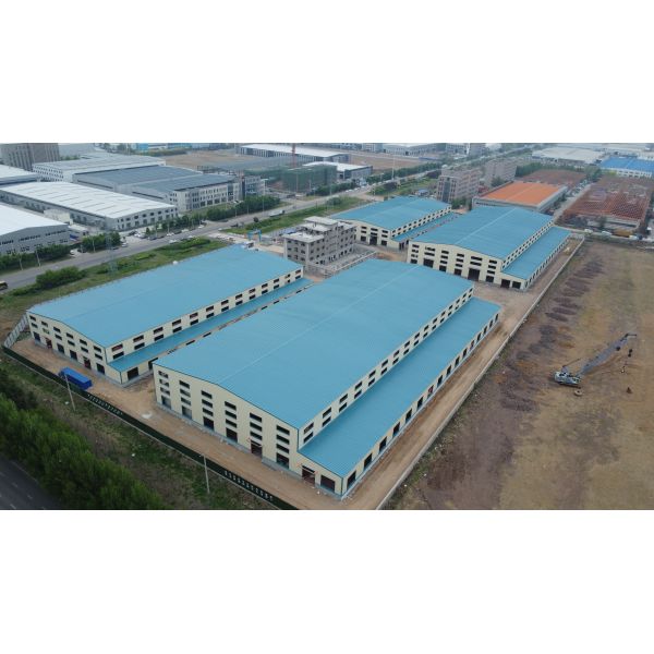 Large-Span Warehouse Structure with Q235B/Q355B Steel for Up to 100m Span and Low Maintenance