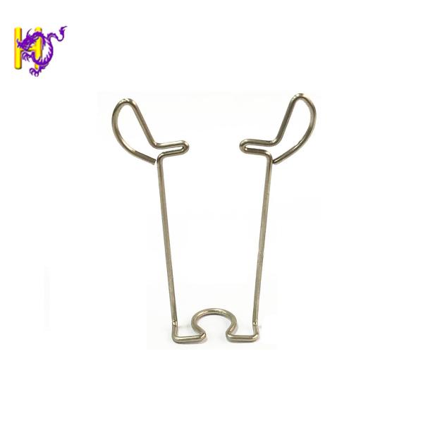 Rohs Certificate Customized Precision Wire Forming Spring Clip Carbon Steel U Shaped