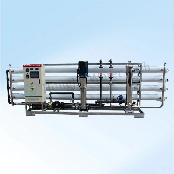 Hôtels / usine de fabrication Système RO compact avec des performances fiables et une capacité d'entretien réduite de 500 L/h