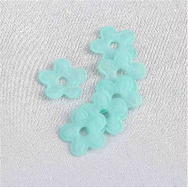 Light Green Felt Applique Embroidery Patches Custom For Letter Topper