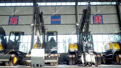Large Hydraulic Excavator 7 Ton Municipal Earthwork Hook Machine With Auxiliary Tools