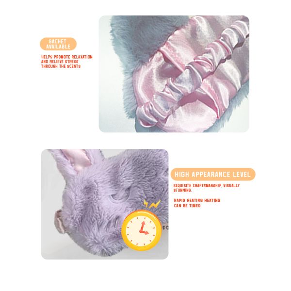 Удобство и симпатичность USB графеновая тепловая маска для глаз регулируемая температура электрическая нагретая парная маска для глаз для домашнего офиса