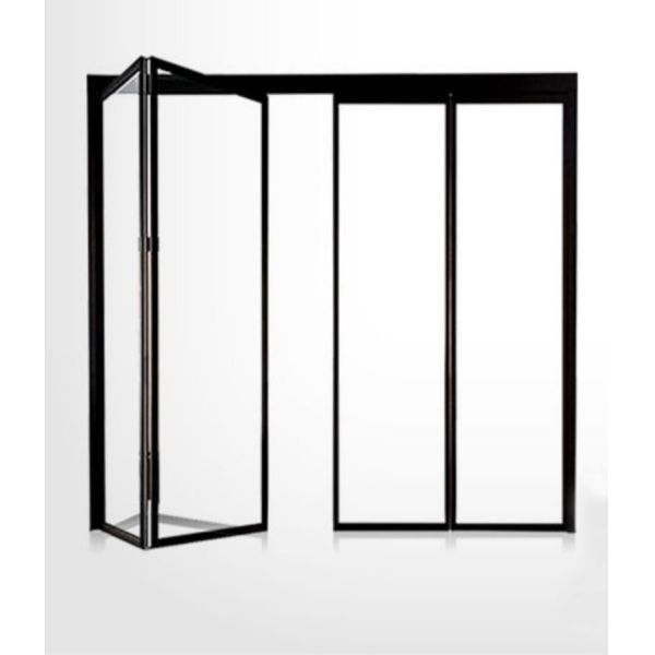 Residential Exterior Aluminum Sliding Glass Doors 15mm Double Glazed Tempered Glass