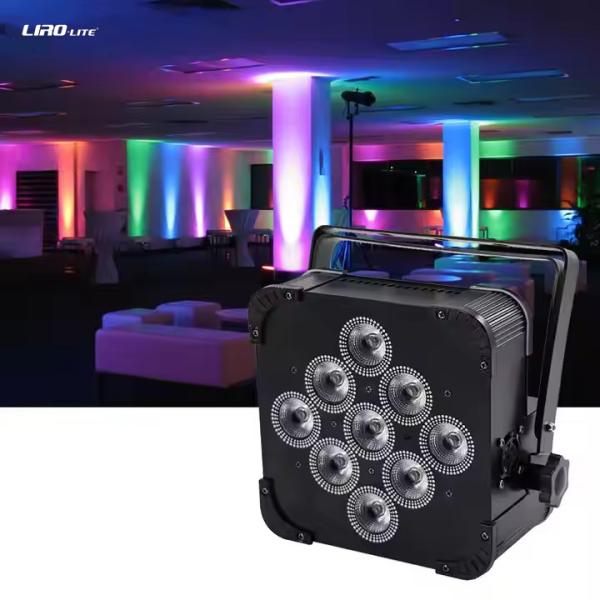 Rechargeable Battery LED Uplighters Waterproof LED Par Can 9*18W 15W 12W 10W